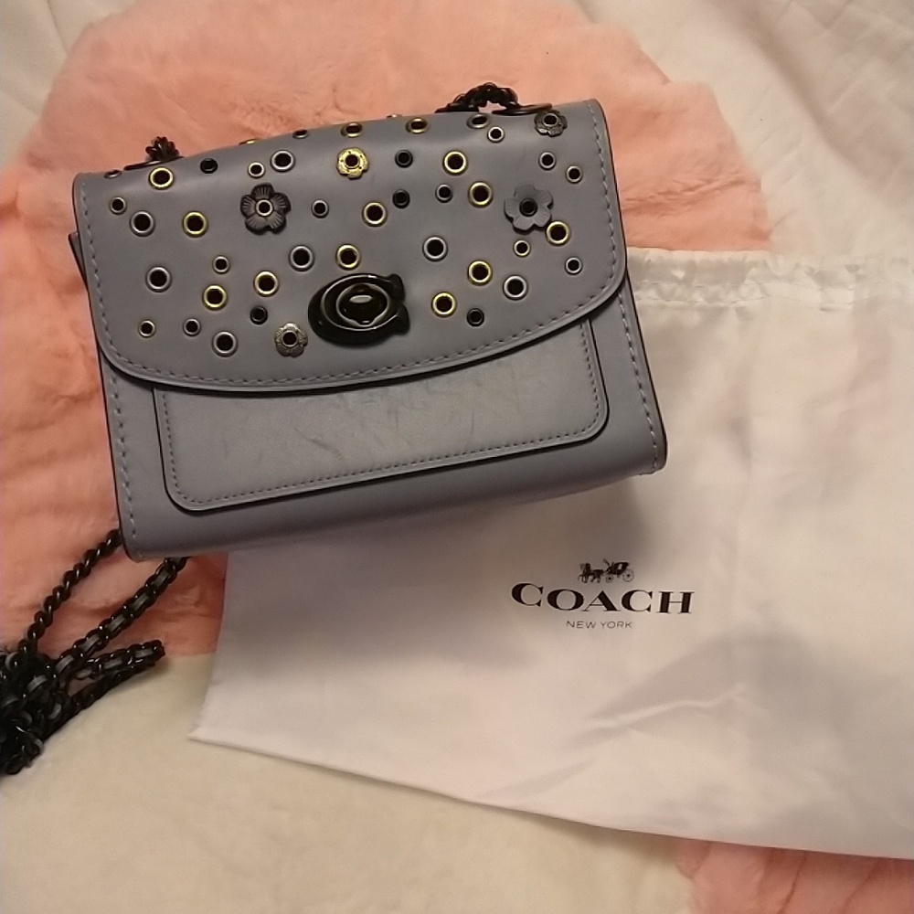 Coach Parker 18 Rivets and Wildflower embellishments